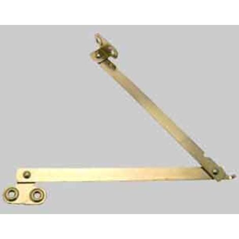 ASTA SNODATA CON FERMO cm 25 - Dx-Sx - Nichelato