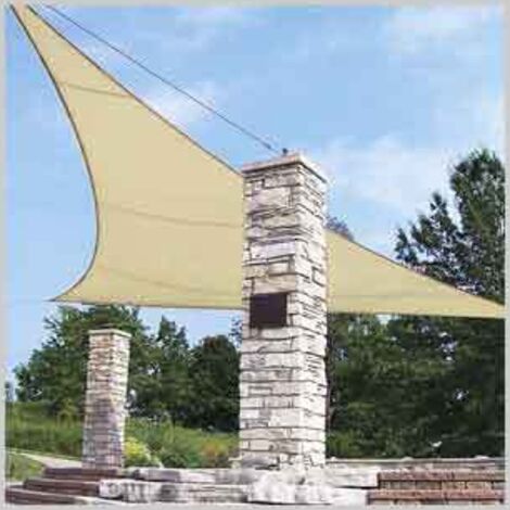 VELA OMBREGGIANTE TRIANGOLARE Col. Beige - mt 5x5x5. Prezzo per Pezzo.