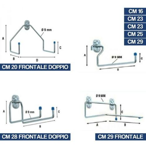 Gancio multiuso 150x150x90 mm (1/2)