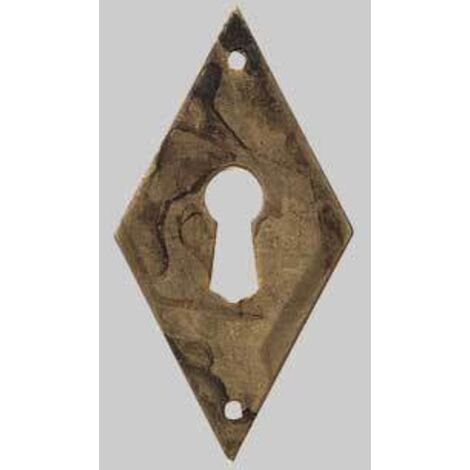 Bocchetta per mobili 30667 verticale 25x49 mm - ottone antico