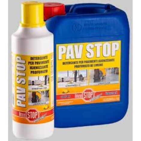Detergente profumato per pavimenti pav stop 1 lt