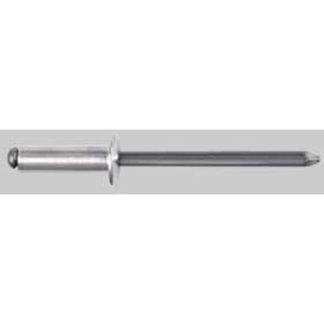 Rivetto a strappo 4,8x8 mm - confezione 100 pezzi
