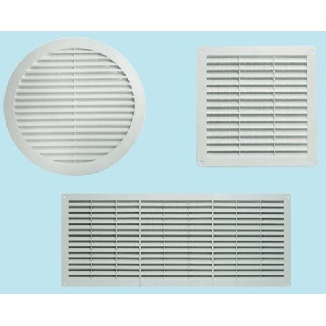 GRIGLIA AERAZIONE cm 15 x 20 In ABS bianco DF 701012 -- 12 PEZZI