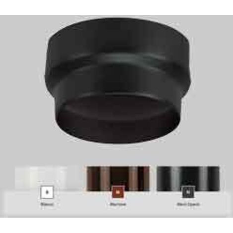AUMENTO SMALTATO 'CLASSIC' Ø 80-120 mm - Col. nero