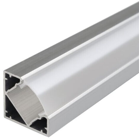 Canalina per strip led 5103 19x19 mm, larghezza interna max. 12,1 mm - barra 2 mt