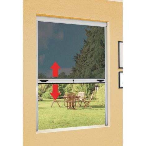 ZANZARIERA AVVOLGIBILE VERTICALE PROFESSIONALE 140x160 cm - Col. Avorio