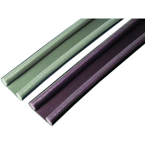 Paraspifferi sottoporta doppia protezione cm 95x25 mm - marrone