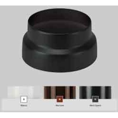 RIDUZIONE SMALTATA 'CLASSIC' Ø 130-100 mm - Col. marrone
