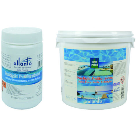 Triplex 3 in 1 Marten 1 kg - Cloro, Antialga, Flocculante