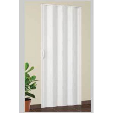 Porta a soffietto 84x215 - bianca
