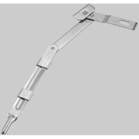 PALETTO A SALDARE A LEVA 305 COMBI - ZINCATO 2 SNODI DOPPIA GUIDA PASSANTE MM 455 - 5 pezzi
