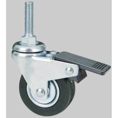RUOTA ARREDAMENTO ART. 160BISB AVO C/FRENO 50 mm - fil. M8 -