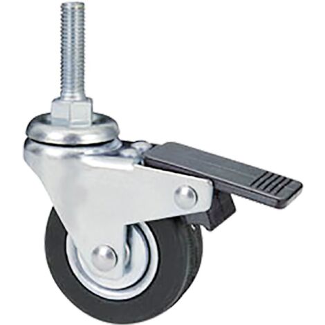 RUOTA ARREDAMENTO ART. 160BISB AVO C/FRENO 40 mm - fil. M8 -