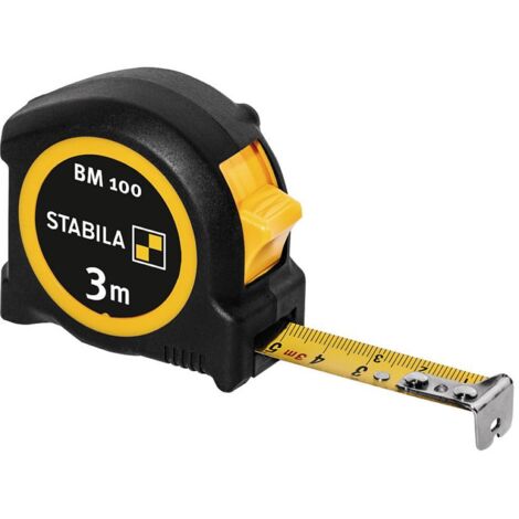 Stabila Flessometro BM 100, scala metrica graduata,3 m