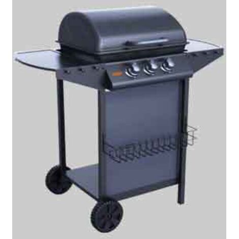 BARBECUE A GAS TRE FUOCHI KW 8,7 IDEAL STAR cm 104 x 55,4 x 97,7 ALTA QUALITA'