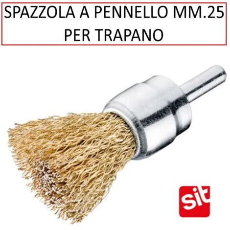 SPAZZOLA SIT A PENNELLO DIAMETRO 25 MM CON GAMBO