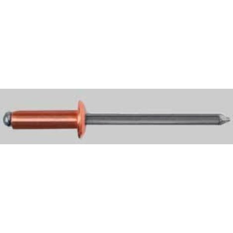 Rivetto a strappo rame 4,0x8 mm - confezione 100 pezzi