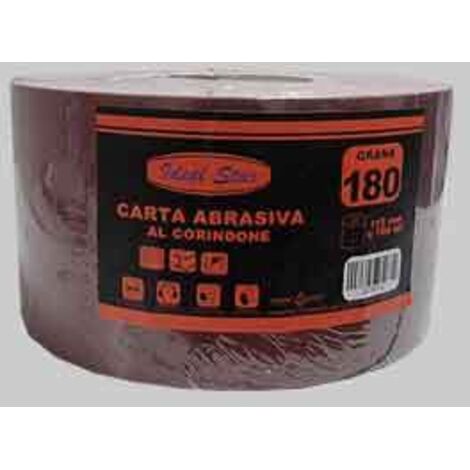CARTA ABRASIVA IDEAL STAR grana 220 - rotolo mm 115x100mt. Prezzo per Pezzo.