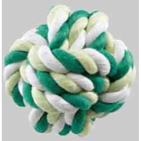 Gioco per cani pallina intrecciata diametro 8 cm