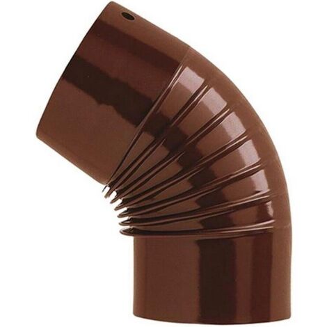 Save GOMITO 45° PER STUFA A LEGNA PORCELLANATO CLASSIC Col. Marrone Ø cm. 8 12 PZ
