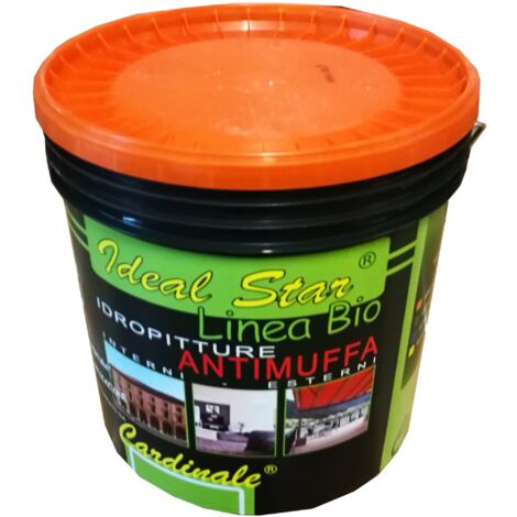 Idropittura semilavabile antimuffa ideal star 4 lt