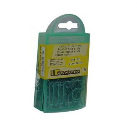Chiodi testa piana bricoline 125 gr cavatorta 2,0x30 mm
