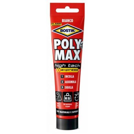 SIGILLANTE 'POLY MAX HIGH TACK EXPRESS BIANCO' BOSTIK 165 gr