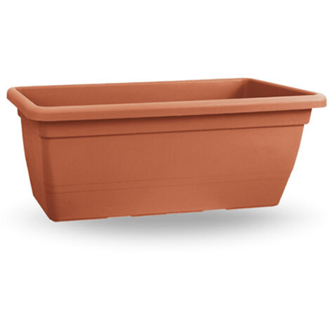 FIORIERA RETTANGOLARE ANTHEA 50CM TERRACOTTA VECA CASSETTA PER FIORI