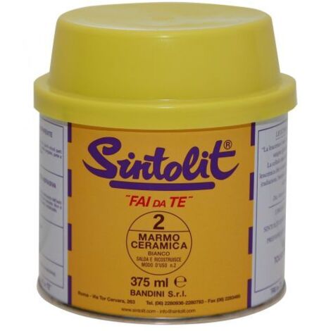 STUCCO PER MARMO SINTOLIT 375 ml - Bianco