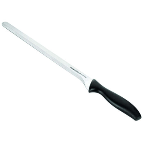 Coltello prosciutto Tescoma 862054 sonic acciaio inossidabile lama 24 cm colore nero