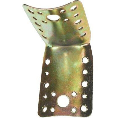 PIASTRA AD ANGOLO PER PALI Ø 80/100 65x80 mm - spessore 2 mm (1/5)