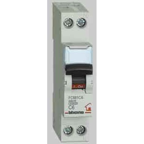 INTERRUTTORE MAGNETOTERMICO COMPATTO BTICINO 1P+N Corrente 32A
