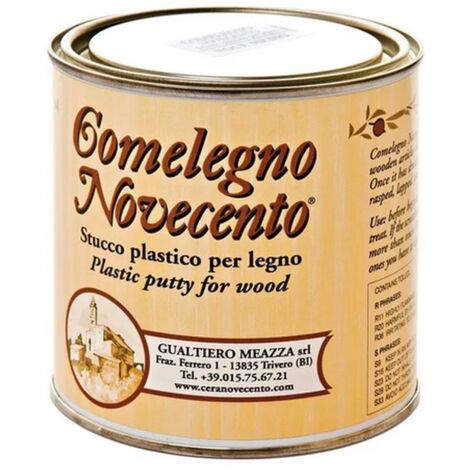 Novecento Comelegno Stucco per Legno 250ml Noce Scuro