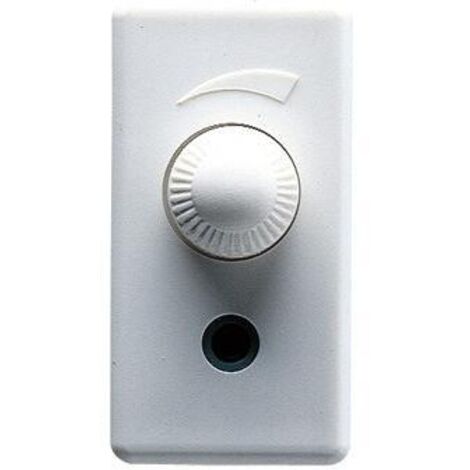 REGOLATORE ELETTRONICO ROTATIVO LUMINOSO 'SYSTEM' 230V 50/60 Hz - Bianco