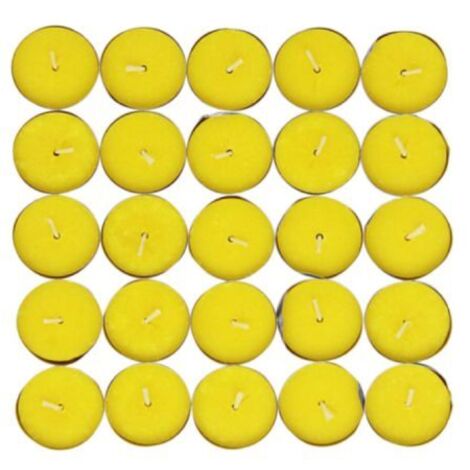 KIT MINI CANDELE ALLA CITRONELLA Ø 3,6x1,7h cm - Confezione