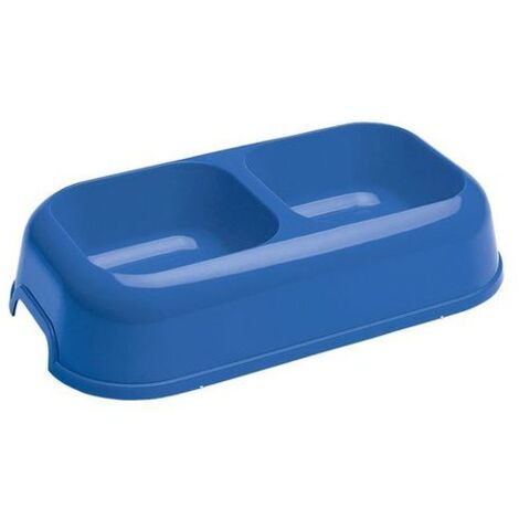 CIOTOLA DOPPIA PER CANI E GATTI 'PARTY' cm 31,5x18x6,6h -