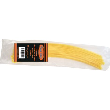 Filo per decespugliatore tondo a spezzoni ideal star diametro mm 3,0x38 cm - 50 pezzi (1/2)