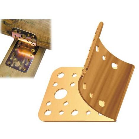 PIASTRA DI GIUNZIONE PIANA SAGOMATA PER PALI Ø 80/100 65x85