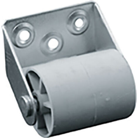 RULLO RINVIO AVVOLGIBILI MAGNUM • BASE ZINCATA MM 55X29 H.MM 47 RULLO NYLON MM 38