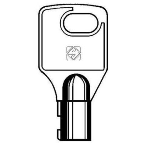 CHIAVE TUBOLARE MERONI MER22T SILCA - OTTONE NICHELATO - 5 pezzi