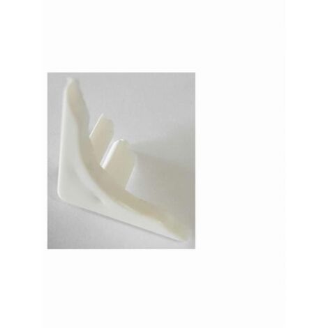 TAPPO TERMINALE PER PROFILO RACCORDO IGIENICO PVC BIANCO