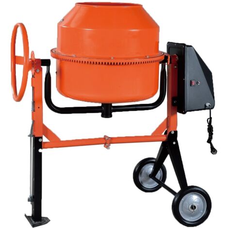 betoniera elettrica ideal star 180 lt - potenza 900 watt