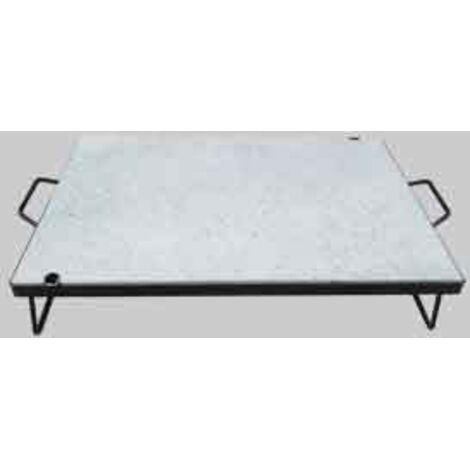 PIASTRA IN PIETRA LAVICA C/PIEDI cm 40x60x2