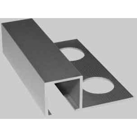 PROFILO 'JOLLY' PER RIVESTIMENTI QUADRO INOX H 8 mm - Lucido