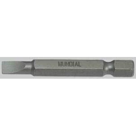Inserto per viti prolungato intaglio 1/4&quot mundial 5 mm conf. da 12 pz