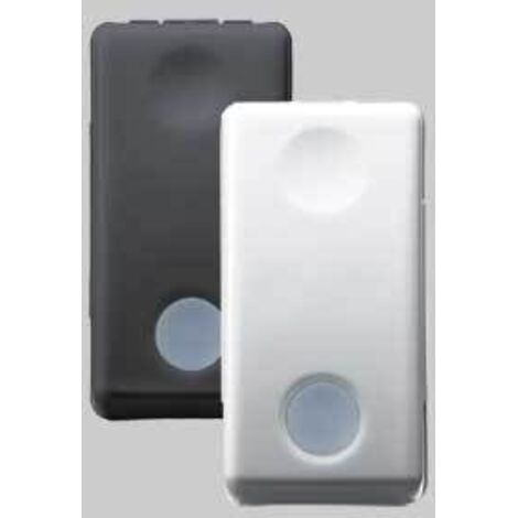 Interruttore unipolare illuminabile sistem 16ax 250v - bianco