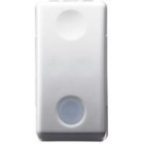 INTERRUTTORE UNIPOLARE ILLUMINABILE 'SISTEM' 10Ax 250V - Bianco