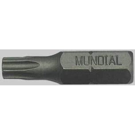 Inserto per viti torx 1/4" mundial tx 8 conf. da 12 pz