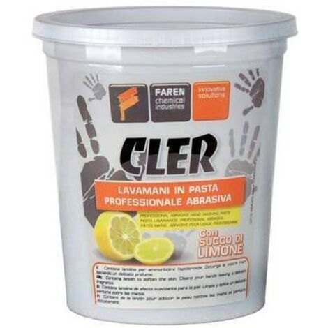 Faren CLER pasta lavamani abrasiva professionale profumata al limone 1 KG