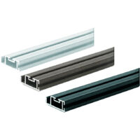 PROFILO IN ALLUMINIO PER ZANZARIERA LINEA B cm.2.6x1x300 - Misura: Nero Antracite